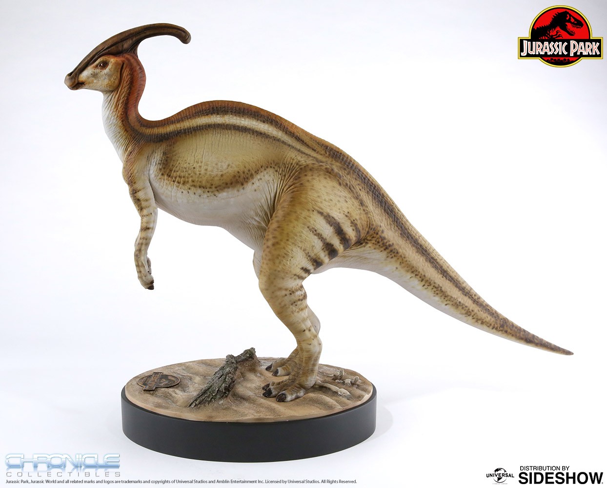 Jurassic Park Parasaurolophus Statues  (Prototype Shown) View 2
