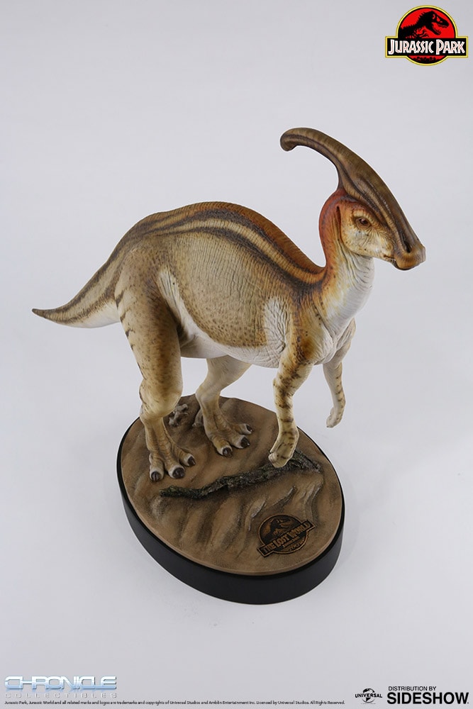 Jurassic Park Parasaurolophus Statues  (Prototype Shown) View 9