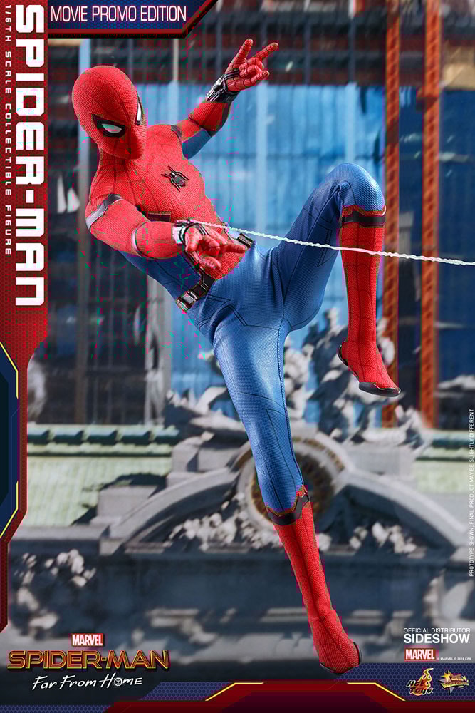 Hot toys spider man movie promo 2025