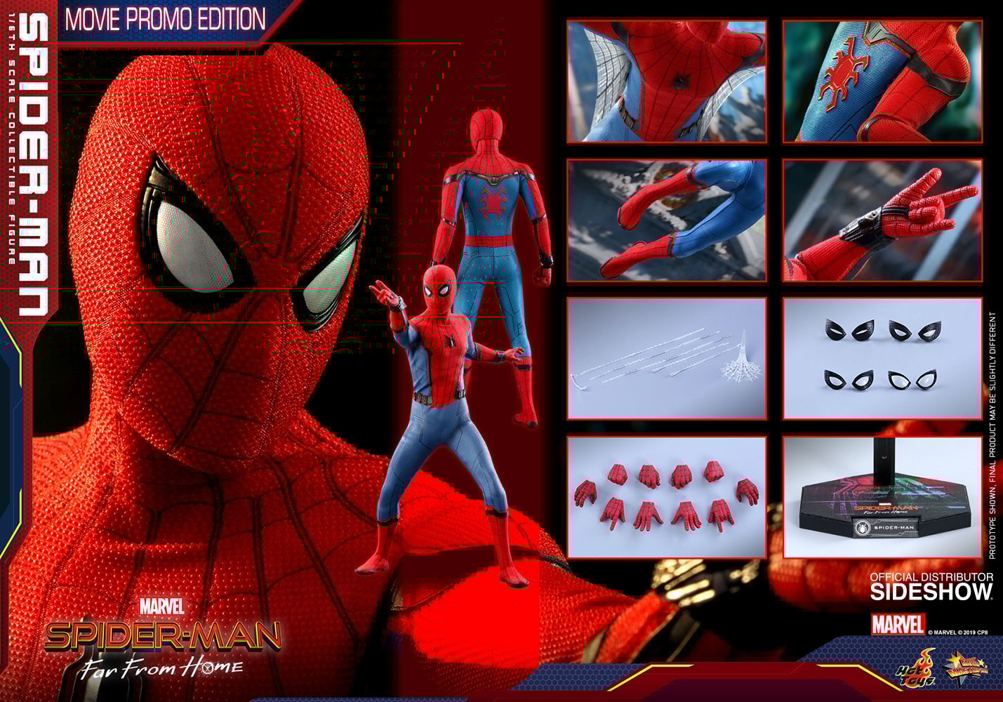 Spiderman 1/6 Scale Figure - Movie Edition | Sideshow