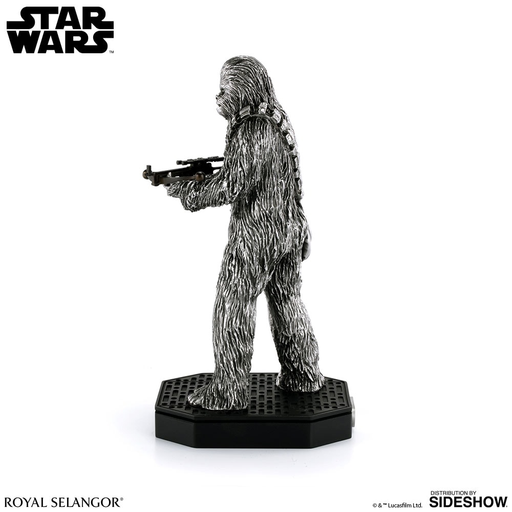 Star Wars Chewbacca Figurine Pewter Collectible  (Prototype Shown) View 3