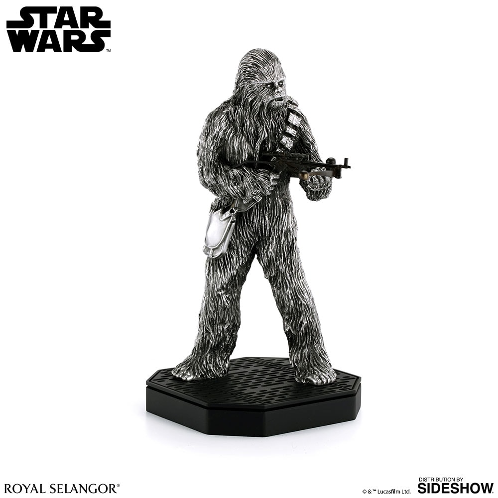 Star Wars Chewbacca Figurine Pewter Collectible  (Prototype Shown) View 6