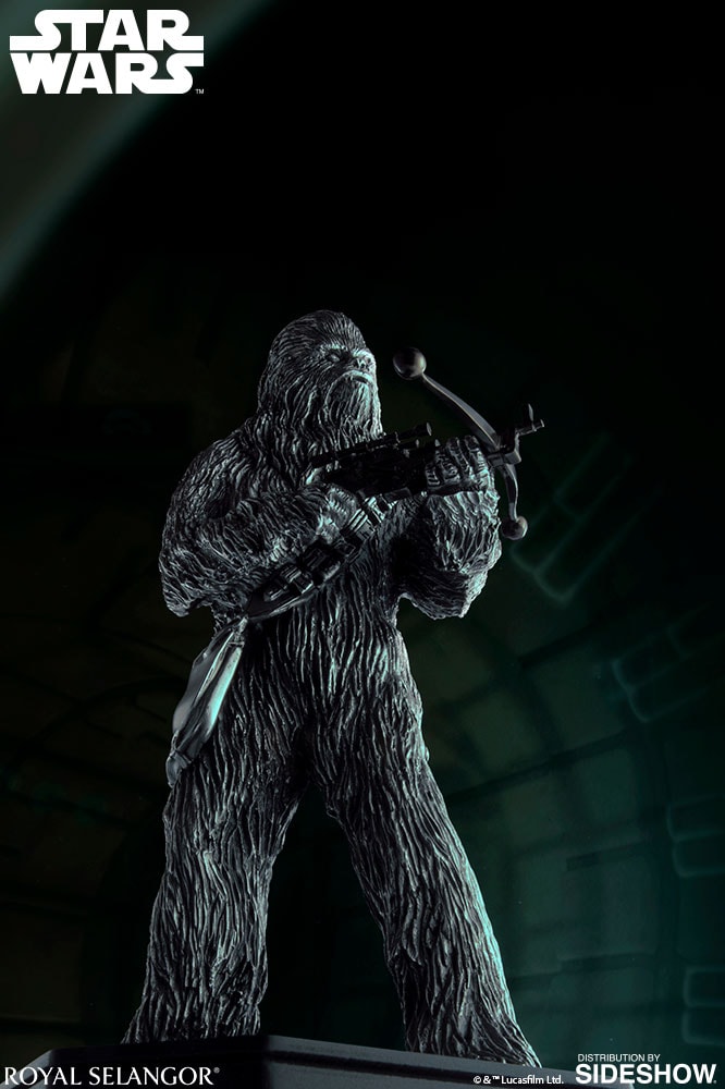 Star Wars Chewbacca Figurine Pewter Collectible  (Prototype Shown) View 8