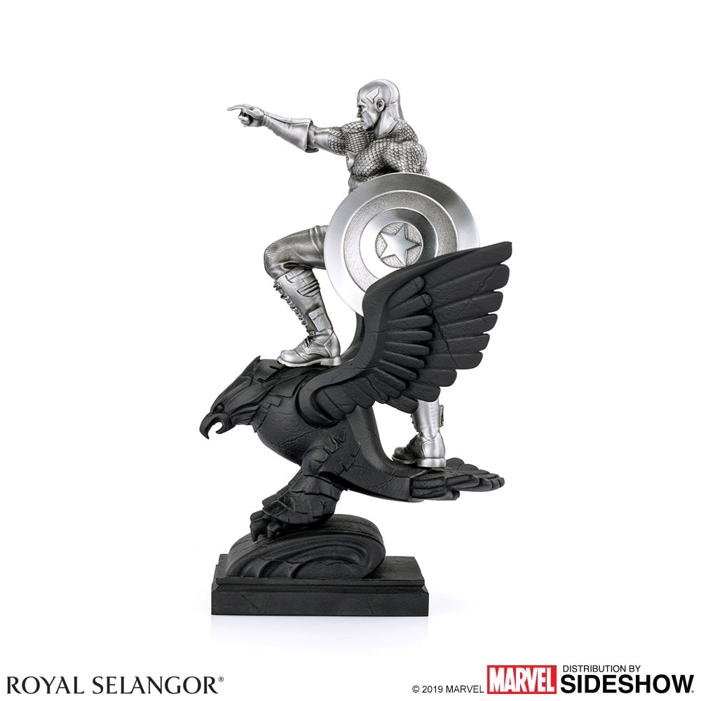 Marvel Captain America Resolute Figurine Pewter Collectible  (Prototype Shown) View 4