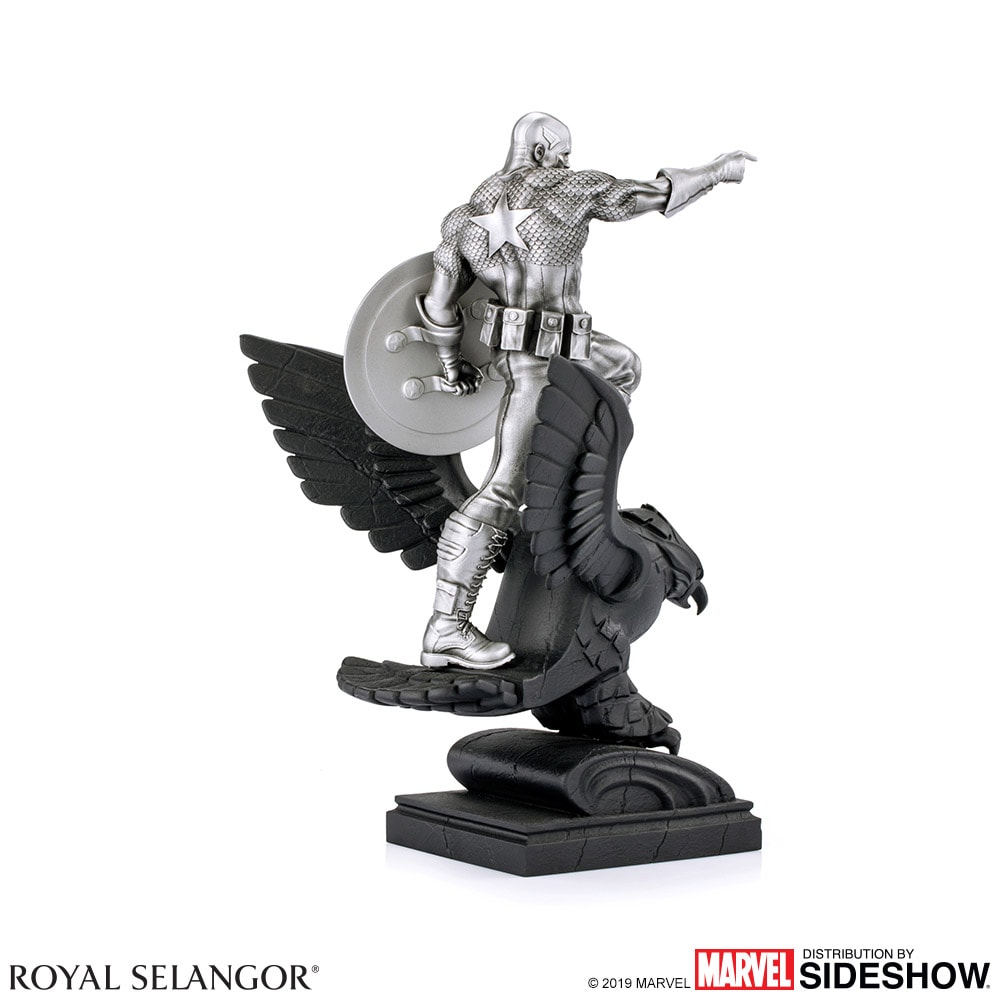 Marvel Captain America Resolute Figurine Pewter Collectible  (Prototype Shown) View 7