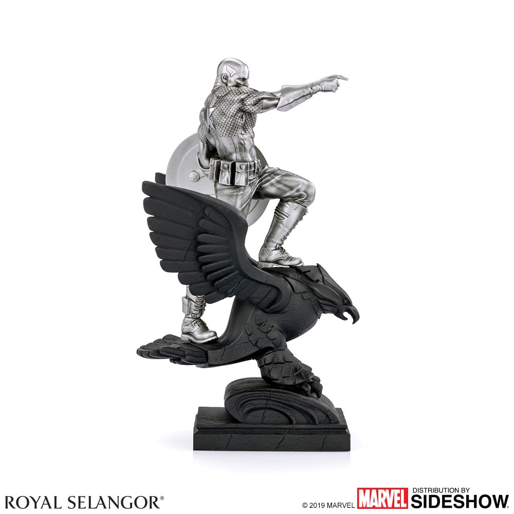 Marvel Captain America Resolute Figurine Pewter Collectible  (Prototype Shown) View 8