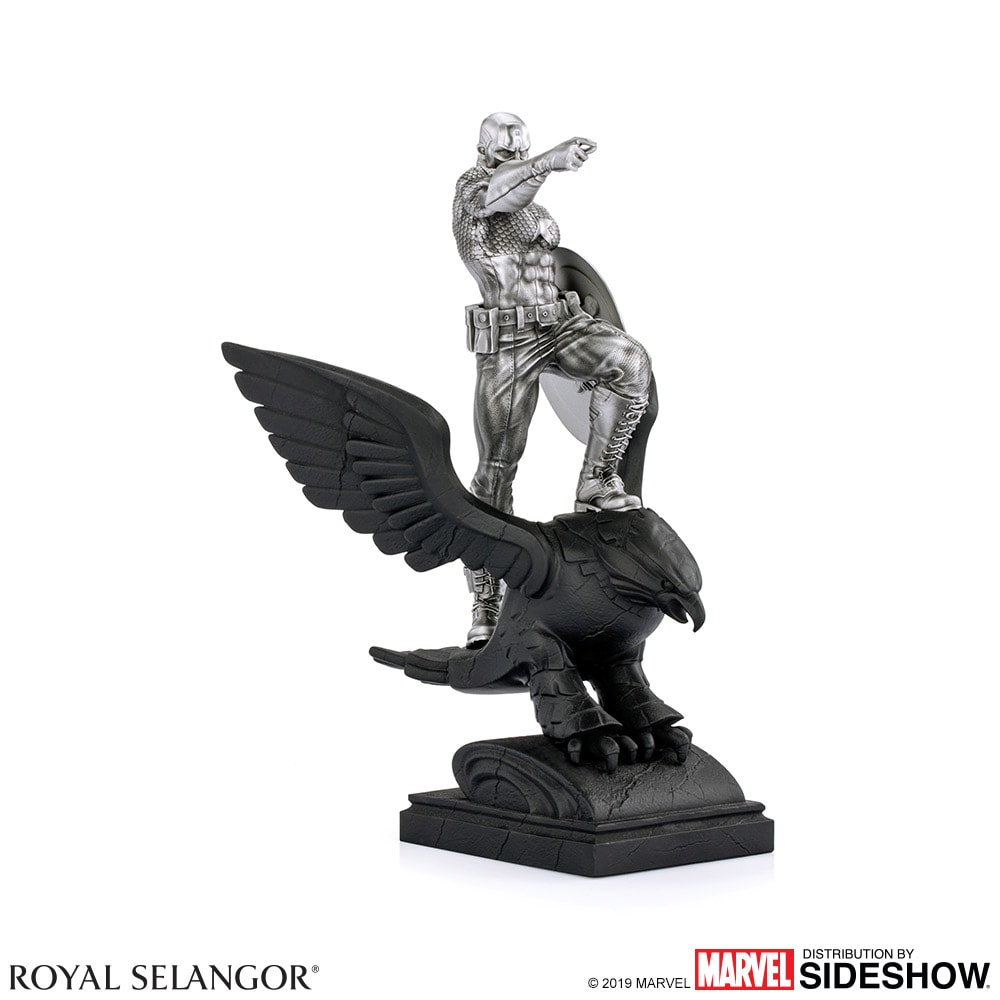 Marvel Captain America Resolute Figurine Pewter Collectible  (Prototype Shown) View 9