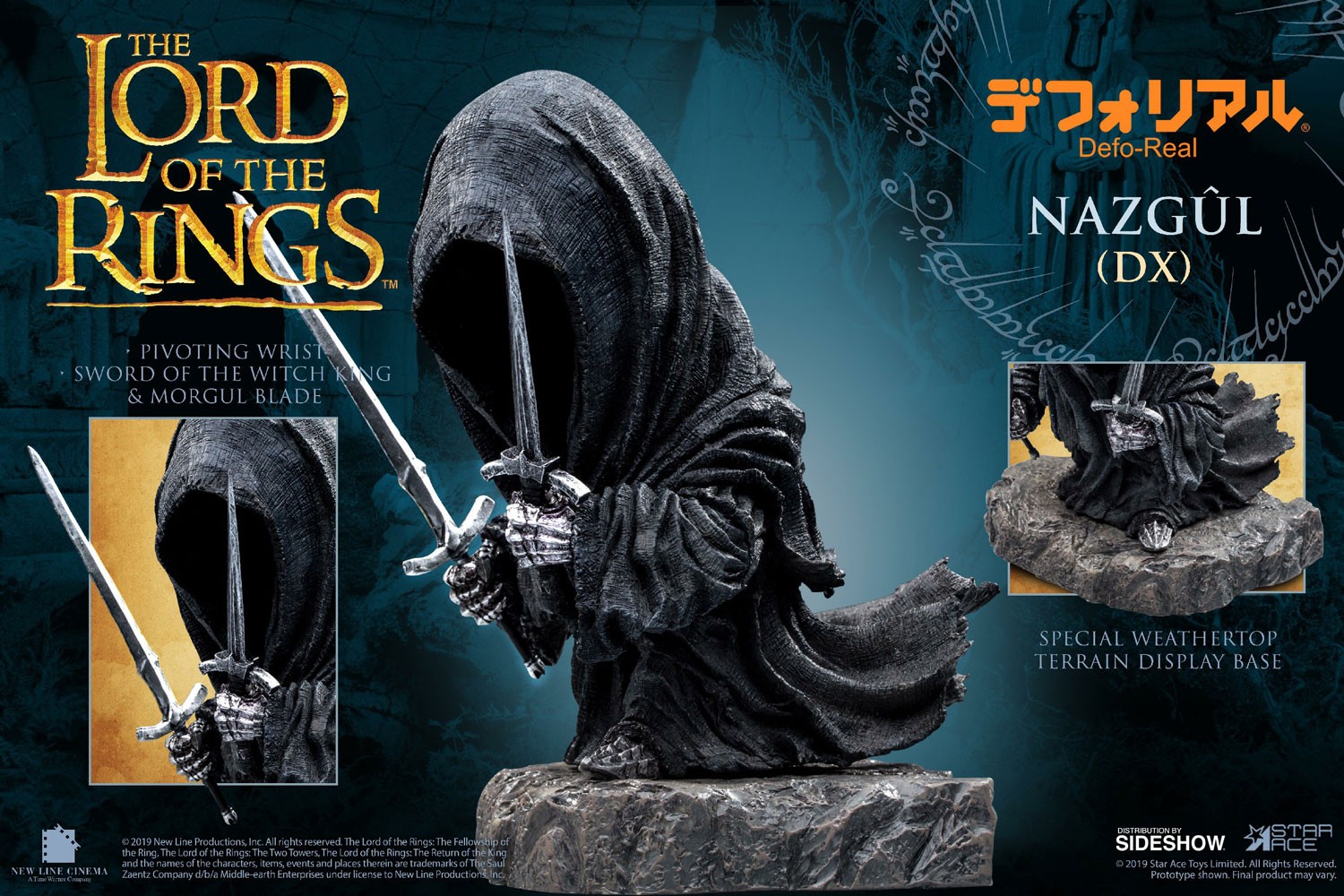 The Lord of the Rings Nazgul (Deluxe Version) Vinyl Collectible  (Prototype Shown) View 3