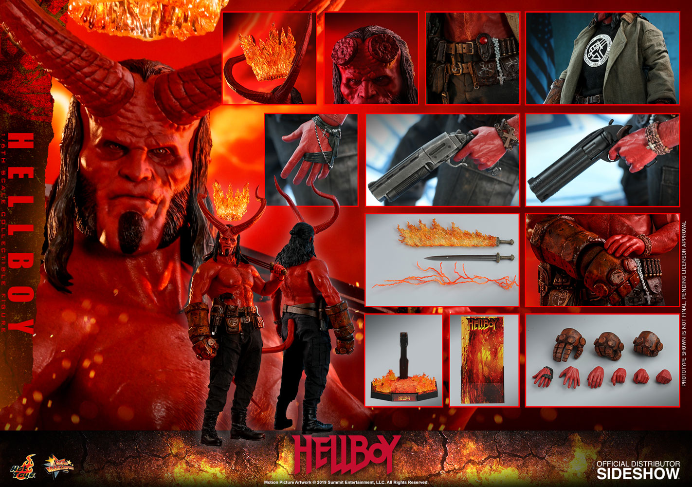 Hellboy Sixth Scale Collectible Figure by Hot Toys Sideshow