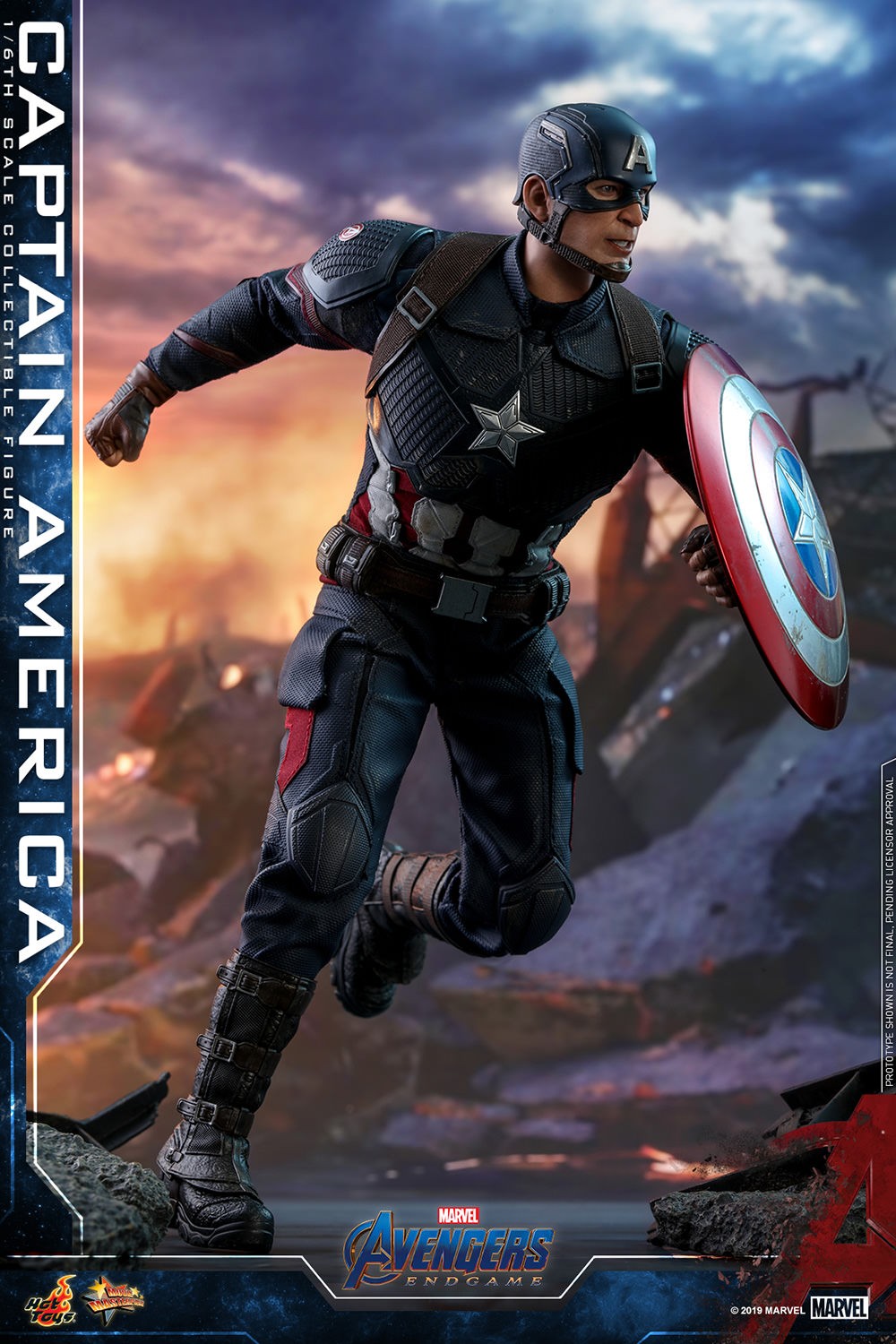 Hot toys captain hotsell america 10th anniversary