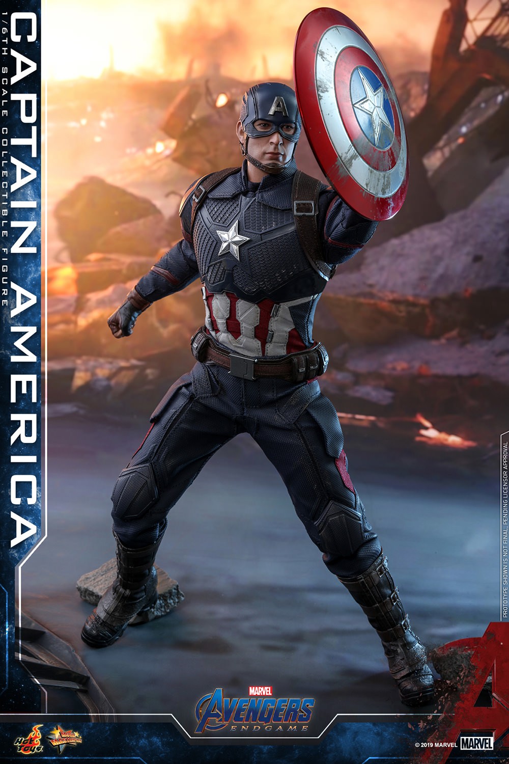 Captain america best sale endgame sideshow