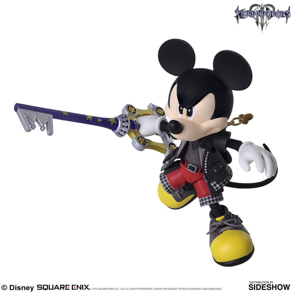 衝撃の激安コスパ・掘り出し物も Kingdom Hearts III King Mickey Collectible Figure by Square ゲームキャラクター