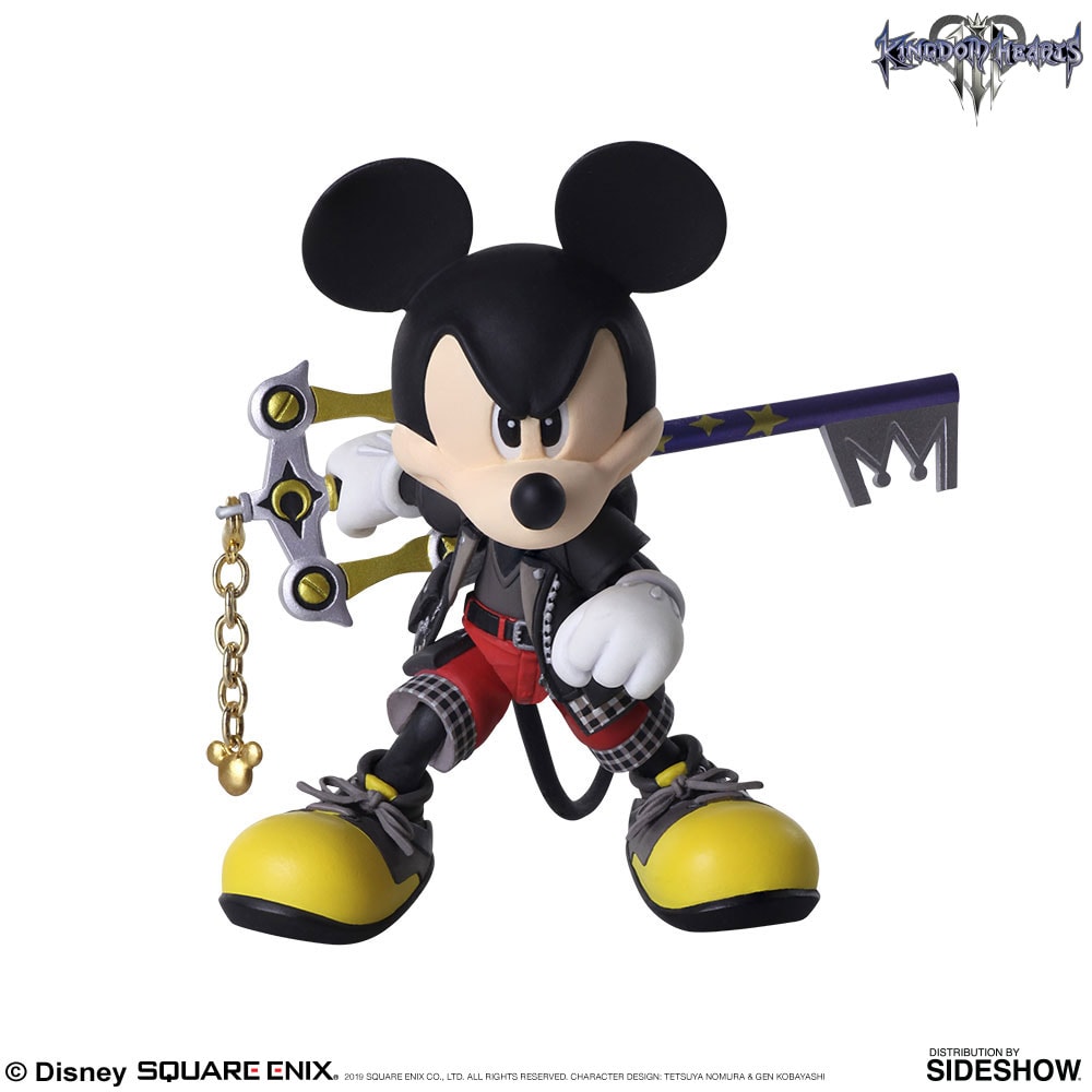 入荷now 買えない Kingdom Hearts III King Mickey Collectible Figure by Square ゲームキャラクター