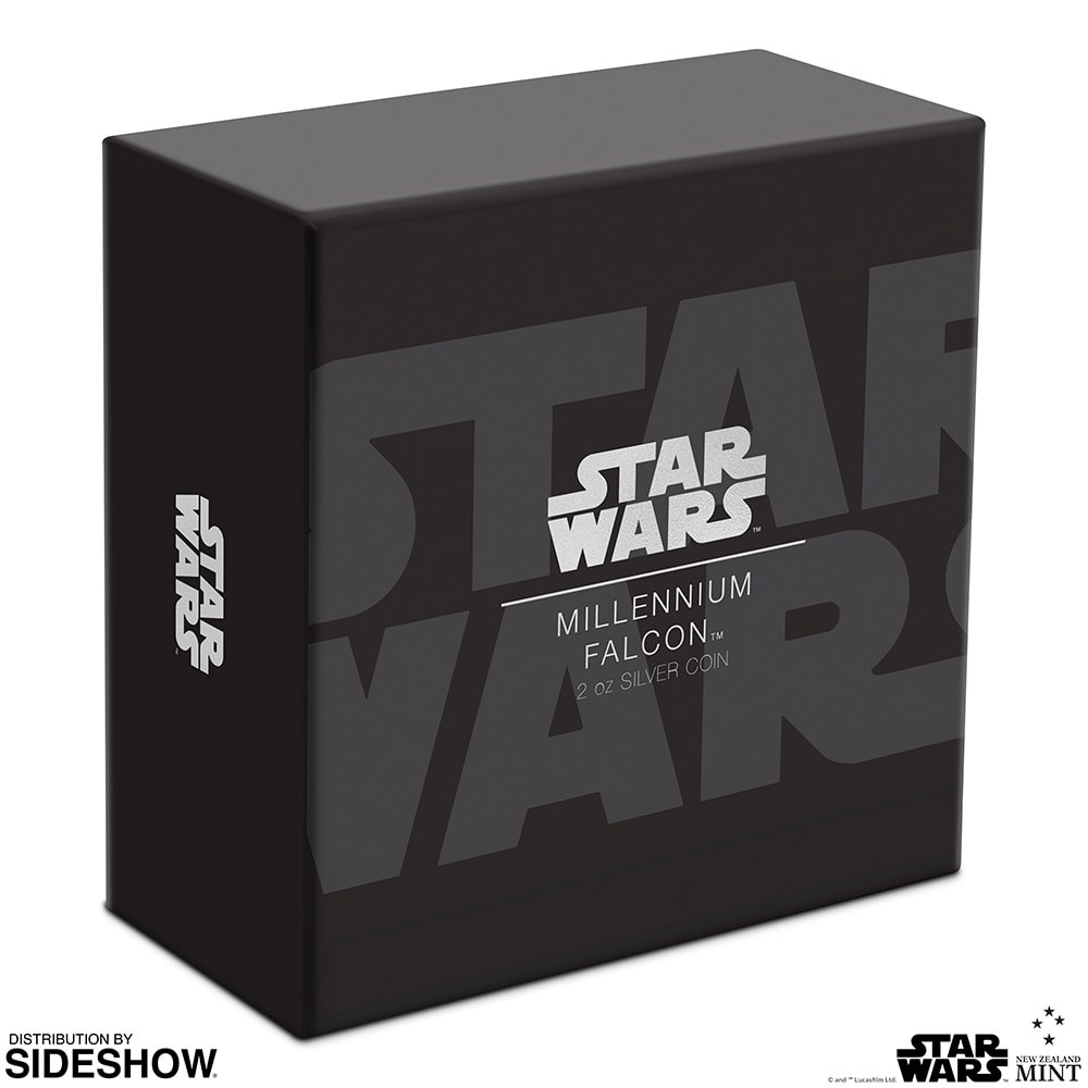 Star Wars Millennium Falcon Silver Coin Silver Collectible  (Prototype Shown) View 7