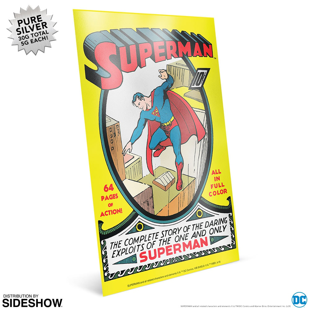 Superman 80th 5g Silver Coin Notes- Prototype Shown