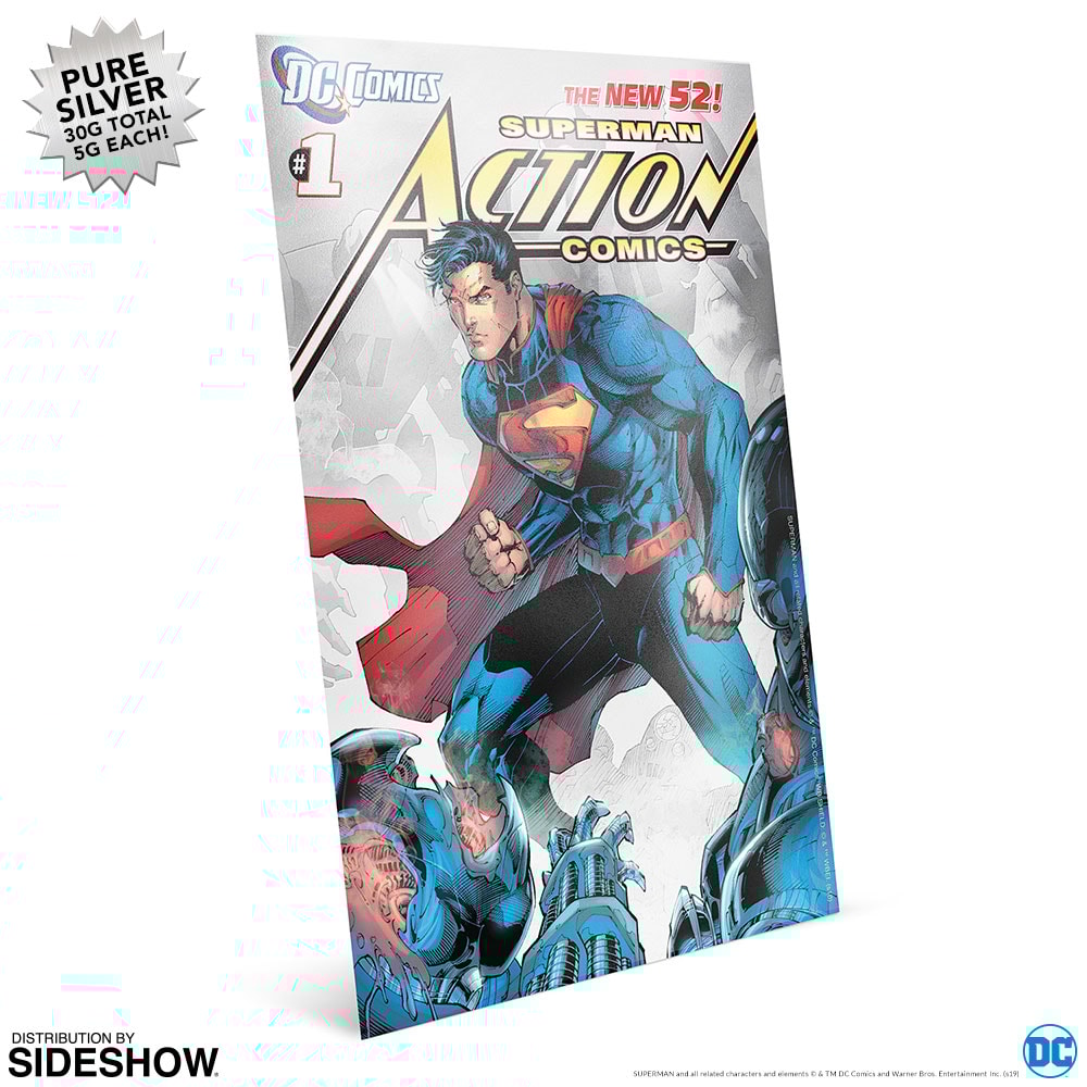 Superman 80th 5g Silver Coin Notes- Prototype Shown