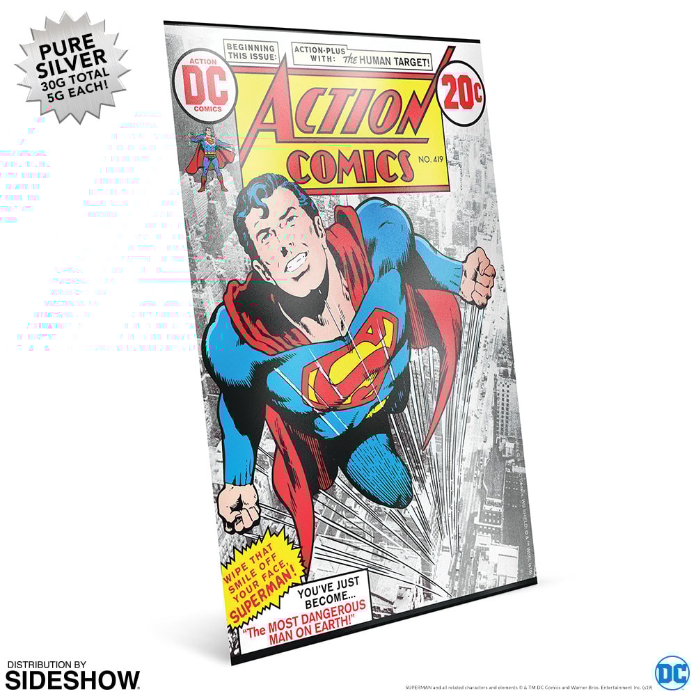 Superman 80th 5g Silver Coin Notes