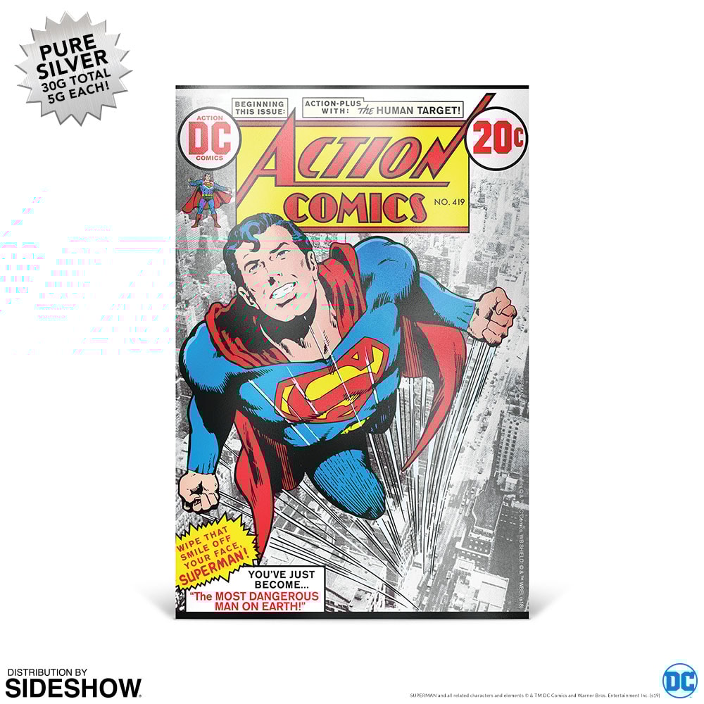 Superman 80th 5g Silver Coin Notes