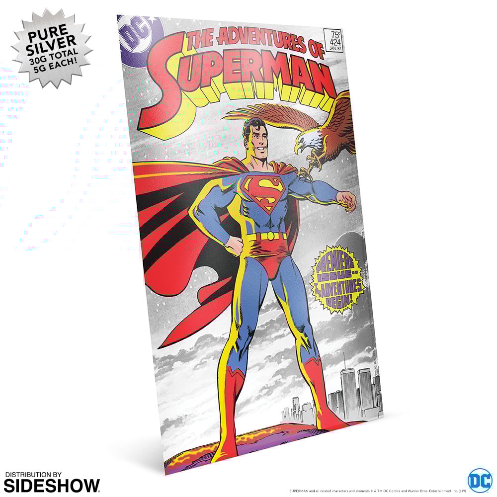 Superman 80th 5g Silver Coin Notes