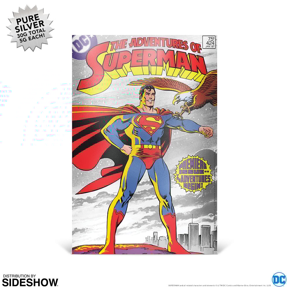 Superman 80th 5g Silver Coin Notes