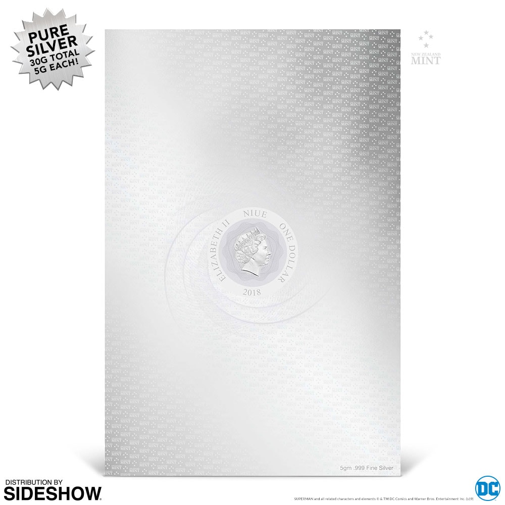 Superman 80th 5g Silver Coin Notes