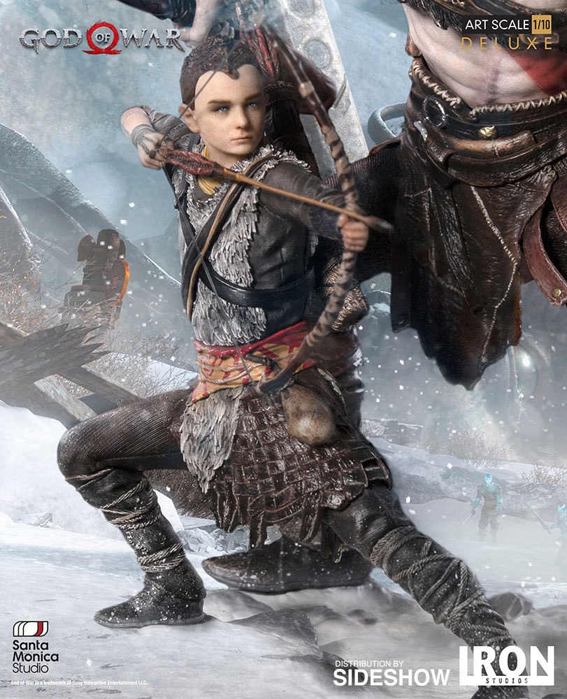 God of War Kratos & Atreus Deluxe Statue by Iron Studios God of War Kratos & Atreus Deluxe Statue by Iron Studios