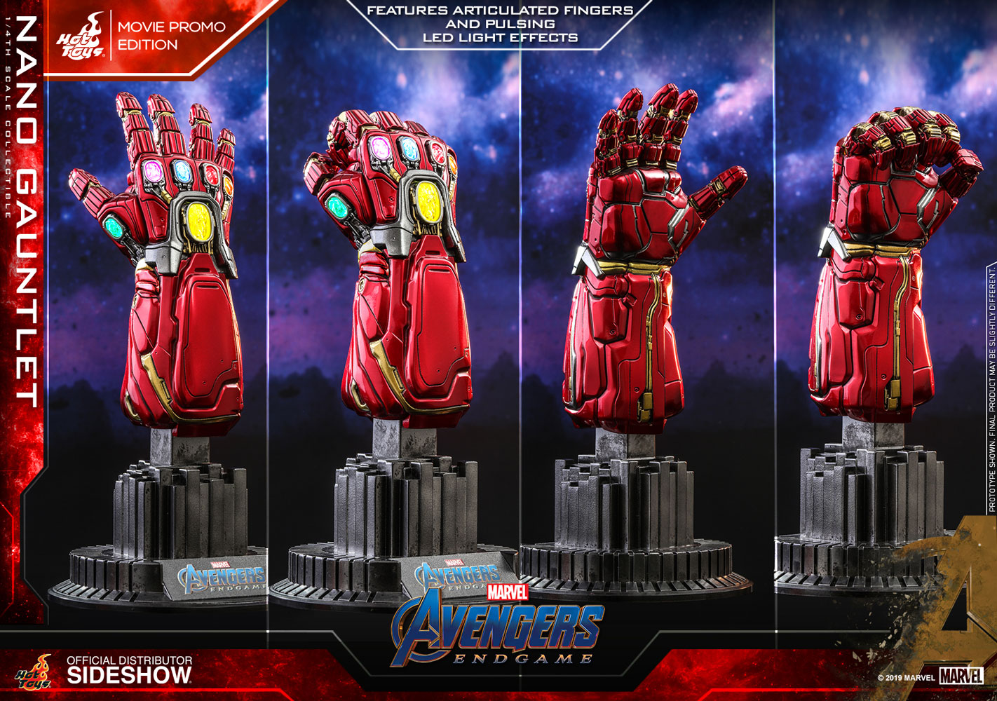 Nano Gauntlet Movie Promo Edition Quarter Scale Collectible