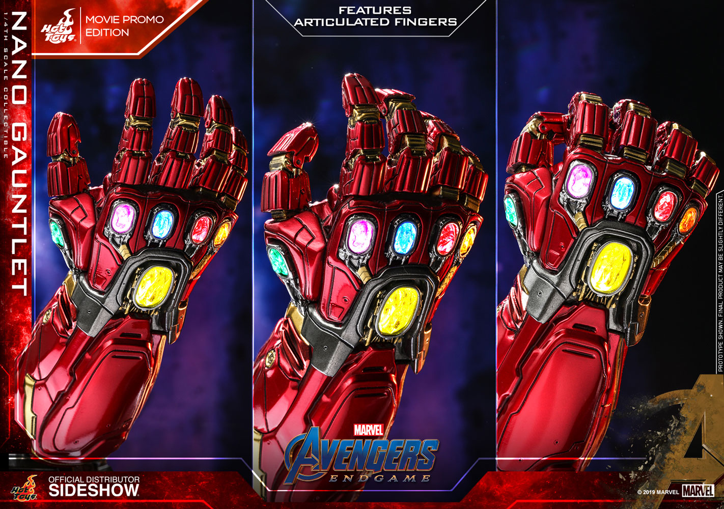 Marvel Nano Gauntlet (Movie Promo Edition) Quarter Scale Figure  Exclusive Edition (Prototype Shown) View 8
