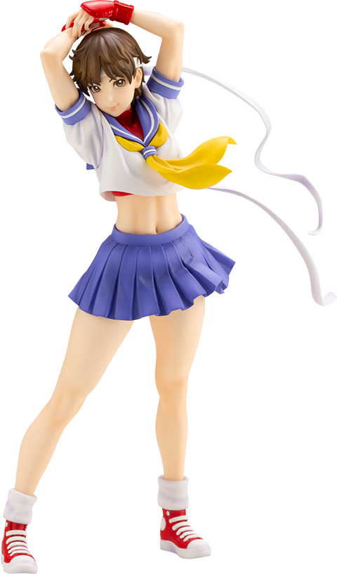 Street Fighter Sakura Round 2 Bishoujo Statue by Kotobukiya