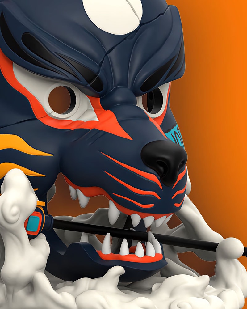 Kitsune Mask (Kurayami Edition) (Prototype Shown) View 2