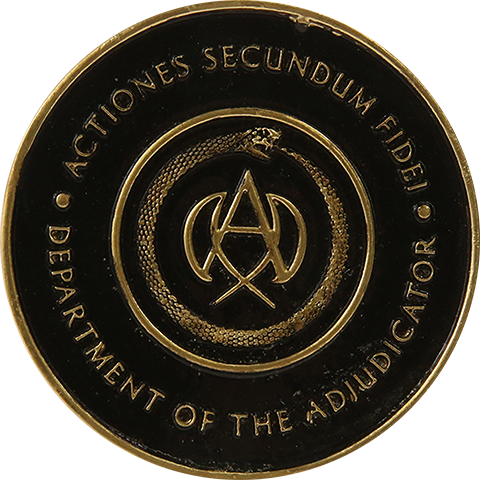 Adjudicator's Medallion