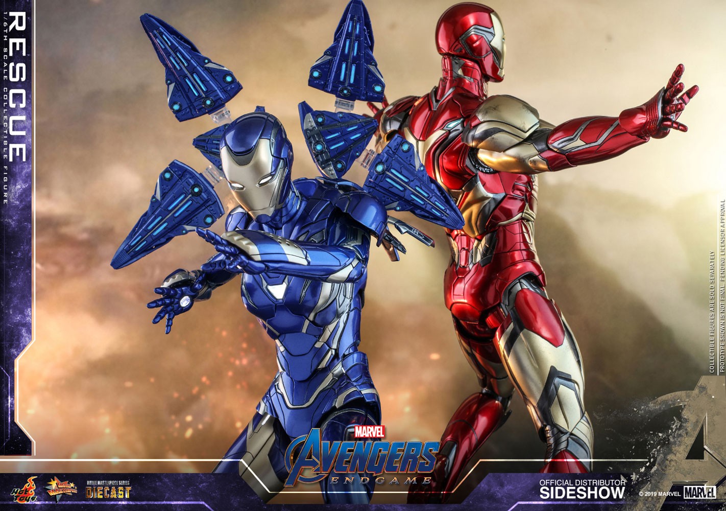 Iron man best sale rescue hot toys