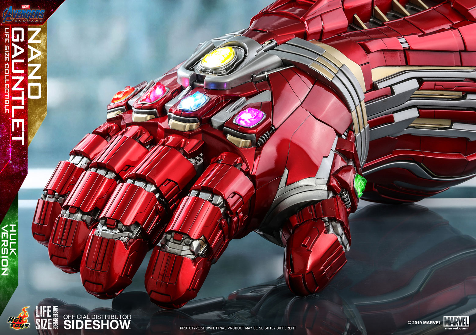 Marvel Nano Gauntlet (Hulk Version) Life-Size Replica  (Prototype Shown) View 6