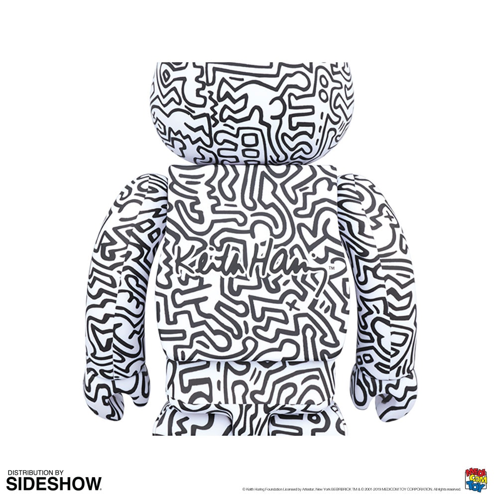 Be@rbrick Keith Haring #4 100% and 400% Collectible Set | Sideshow