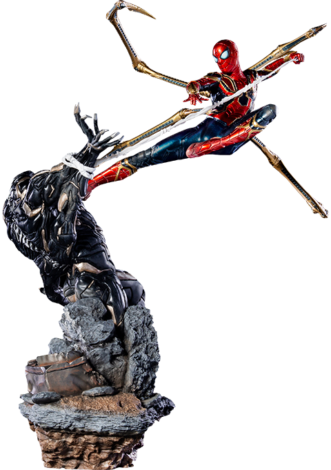 アイアン・スパイダー vs アウトライダー 1/10 スタチュー アイアンスタジオ 】「アイアンスパイダーVSアウトライダー」の開封