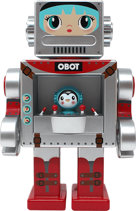 Gagatree Space Girl Silver OBOT Collectible Figure  (Prototype Shown) View 8