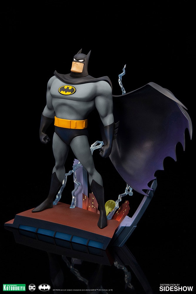 お*け様 dcギャラリー バットマン スタチュー DCコミックス ブラック＆ホワイト バットマン スタチュー By ポール