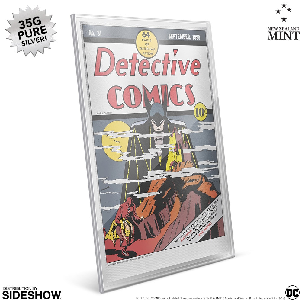 DC Comics Detective Comics #31 Silver Foil Silver Collectible  (Prototype Shown) View 2
