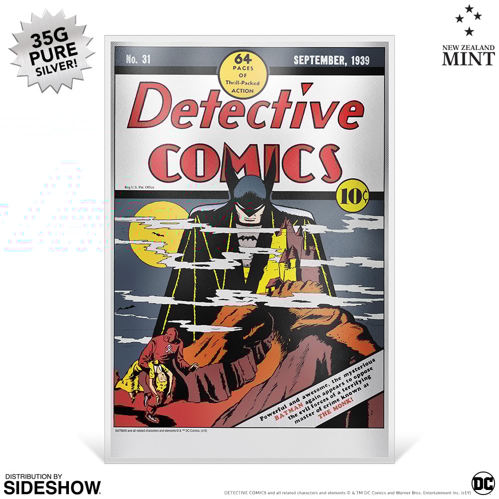 DC Comics Detective Comics #31 Silver Foil Silver Collectible  (Prototype Shown) View 3