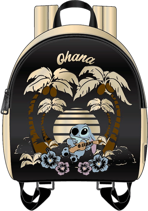 ohana！ Disney Stitch Ohana Mini Backpack by Loungefly | Sideshow Collectibles