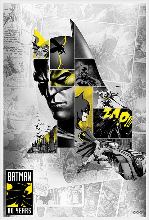 Batman 80th Anniversary 5g Silver Coin Note | Sideshow Collectibles