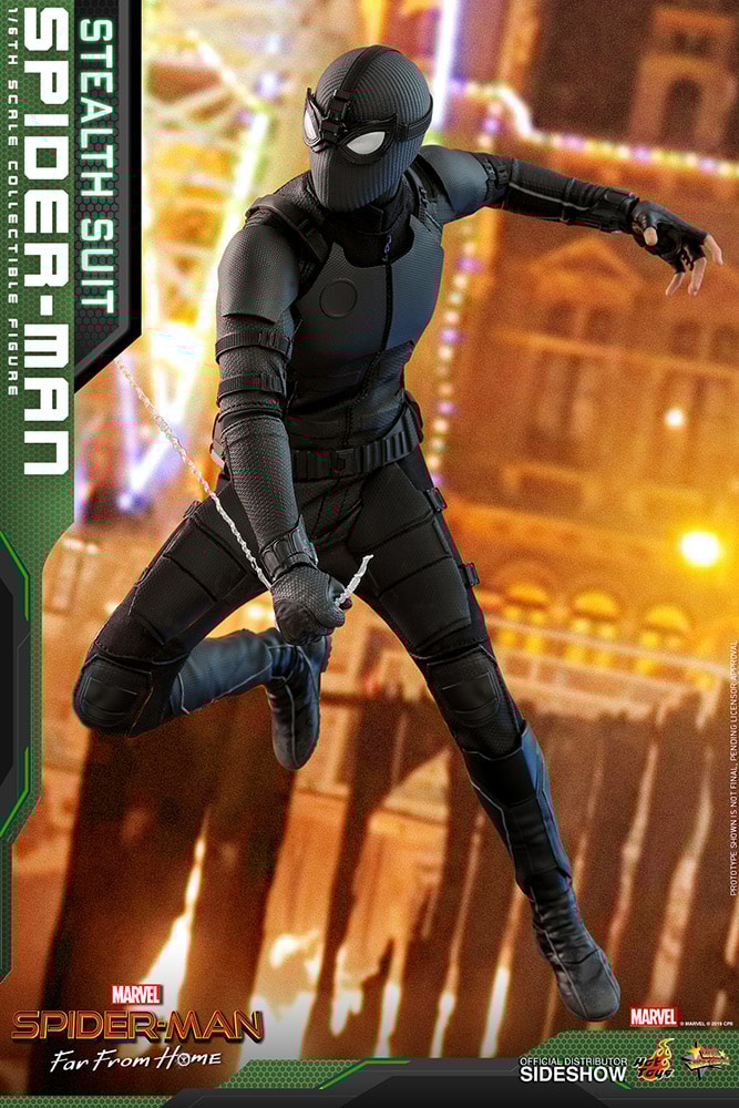Spider Man Stealth Suit Sixth Scale Figure Sideshow Collectibles