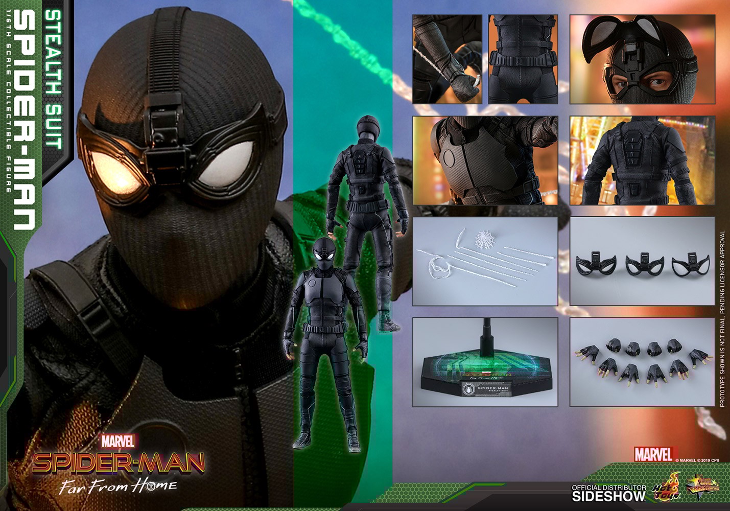 Hot toys spider man far from home stealth suit discount
