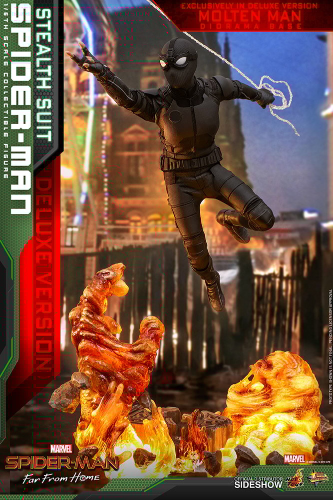 Spider man stealth suit hot discount toys