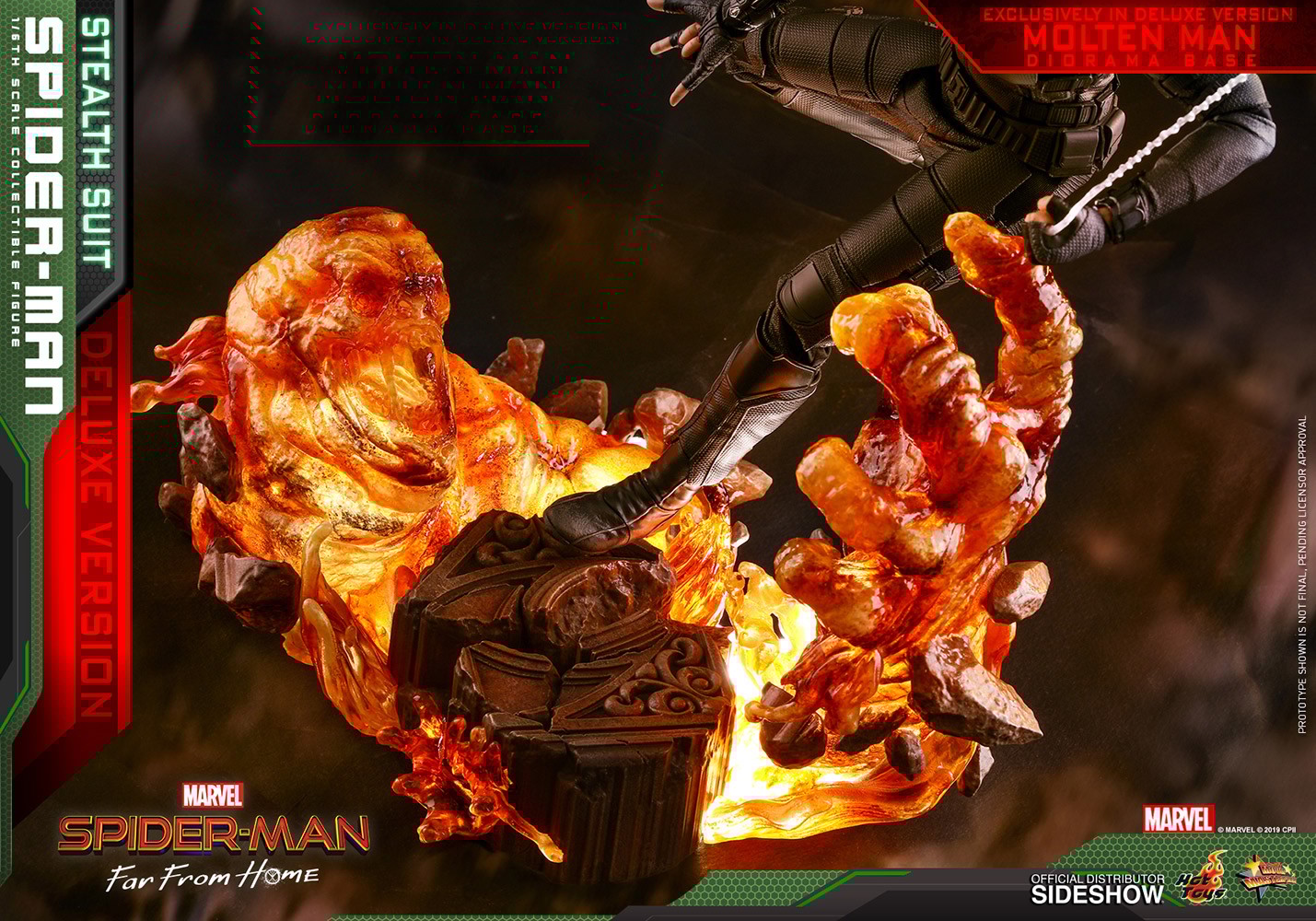 Spider-Man (Stealth Suit) Deluxe Version (Prototype Shown) View 16