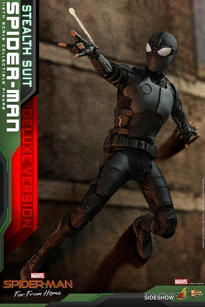 Spider man stealth suit toy deals