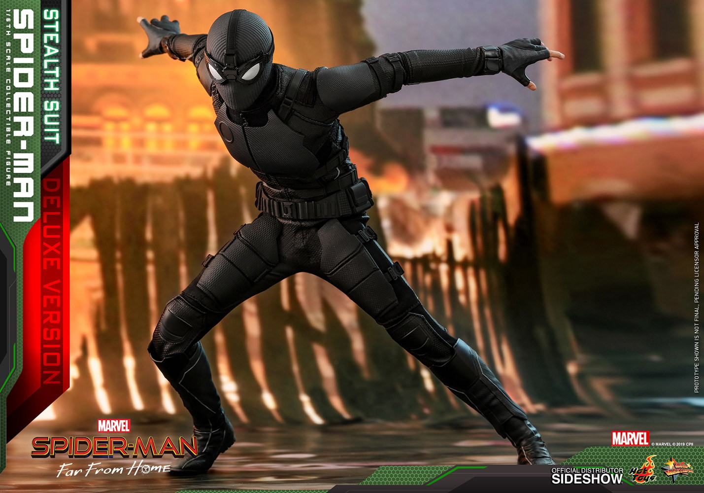 Spider-Man (Stealth Suit) Deluxe Version (Prototype Shown) View 8