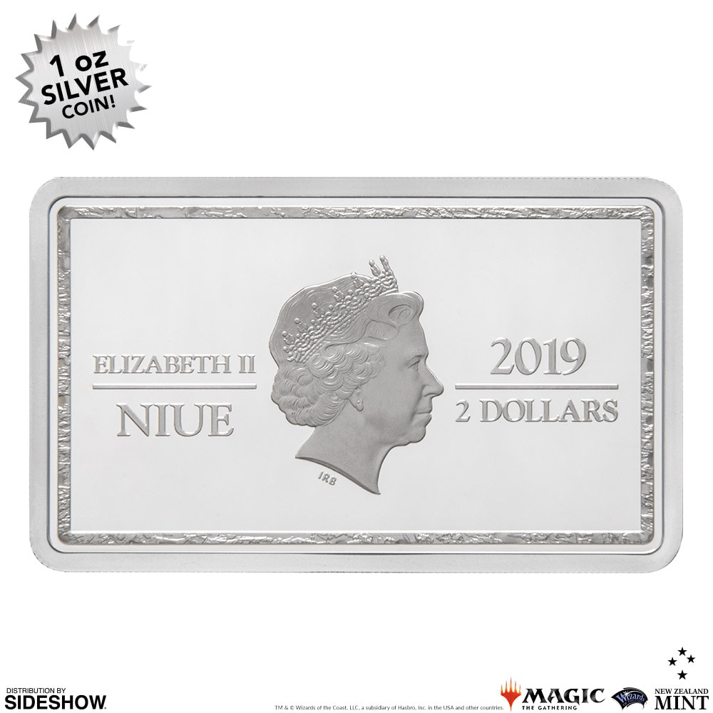 Magic: The Gathering Liliana, The Last Hope 1oz Silver Coin Silver Collectible  (Prototype Shown) View 3