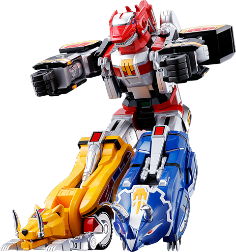 The GX-72 Megazord (The Mighty Morphin Power Rangers) Bandai