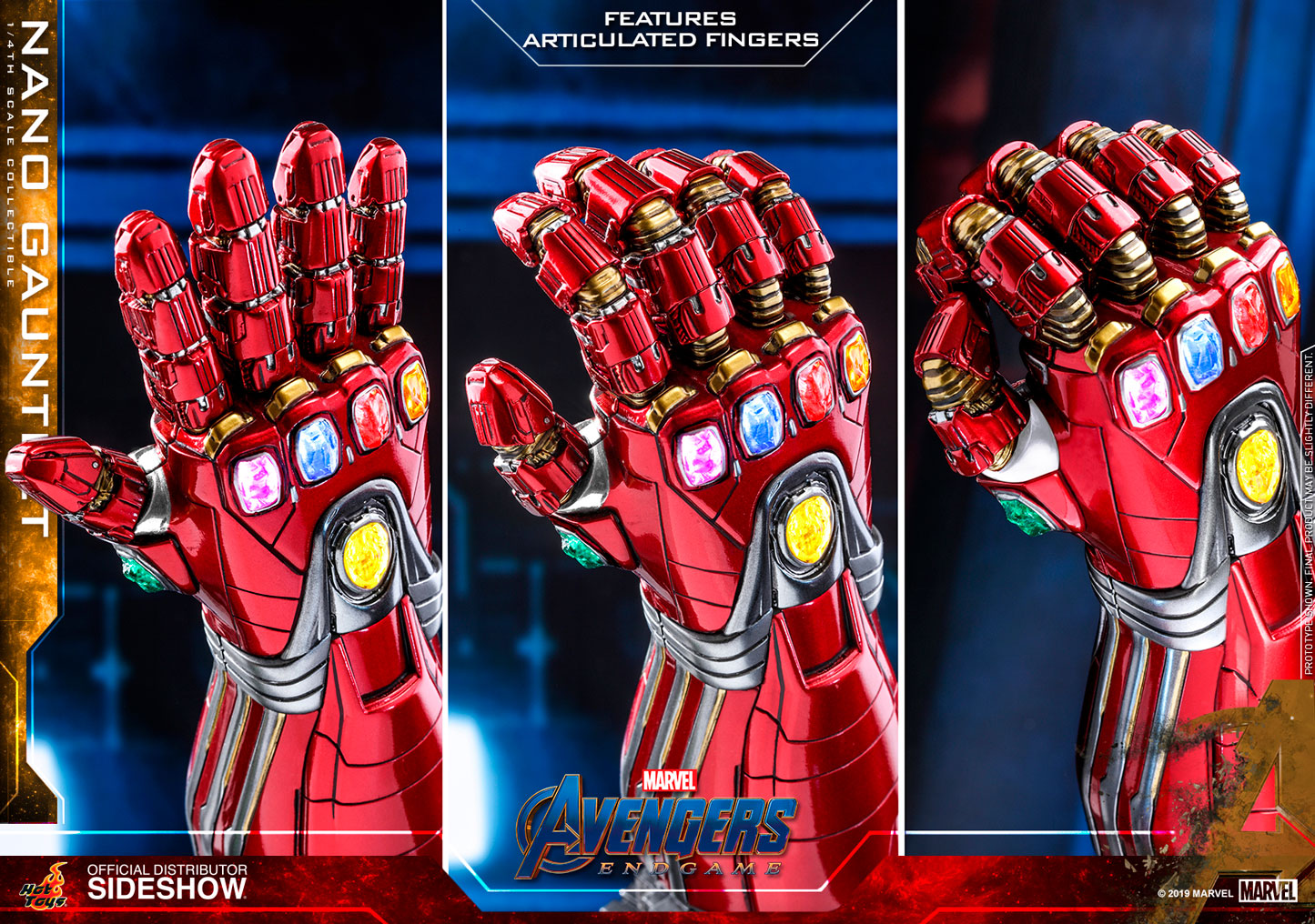 Marvel Nano Gauntlet Quarter Scale Figure  (Prototype Shown) View 11
